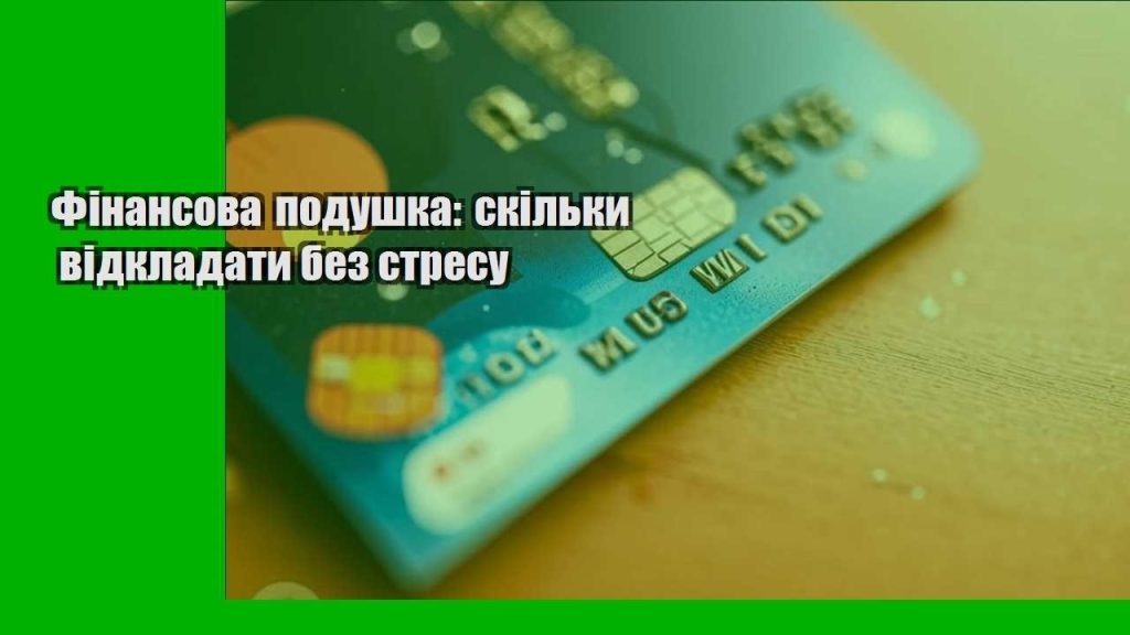 finansova podushka skilky vidkladaty bez stresu