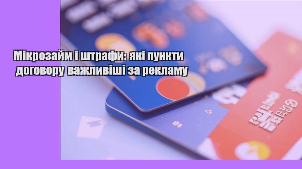 mikrozajm i shtrafy yaki punkty dogovoru vazhlyvishi za reklamu