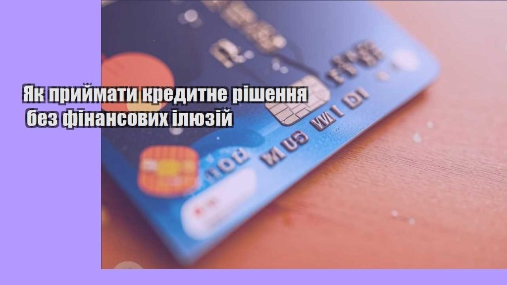 yak pryjmaty kredytne rishennya bez finansovyh ilyuzij